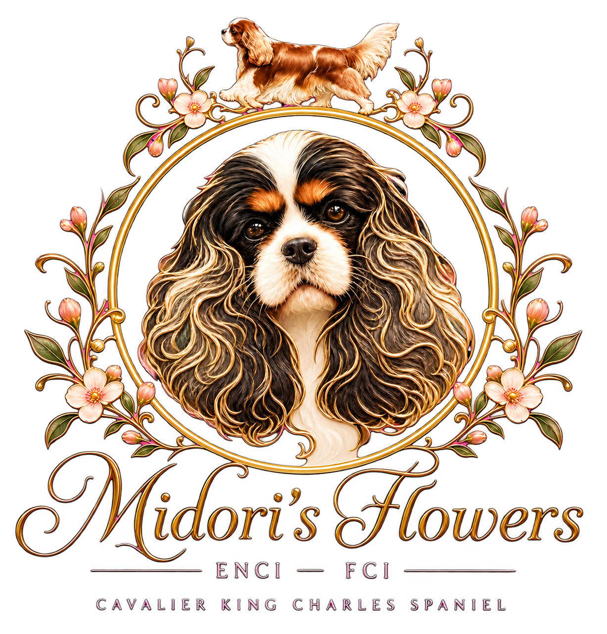 Logo Midori’s Flowers – Cavalier King Charles Spaniel